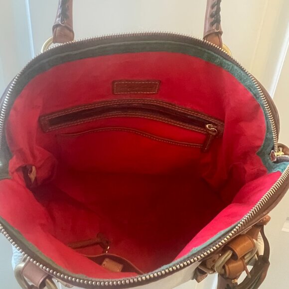 Dooney & Bourke Florentine Domed Buckle Satchel - Picture 4 of 9